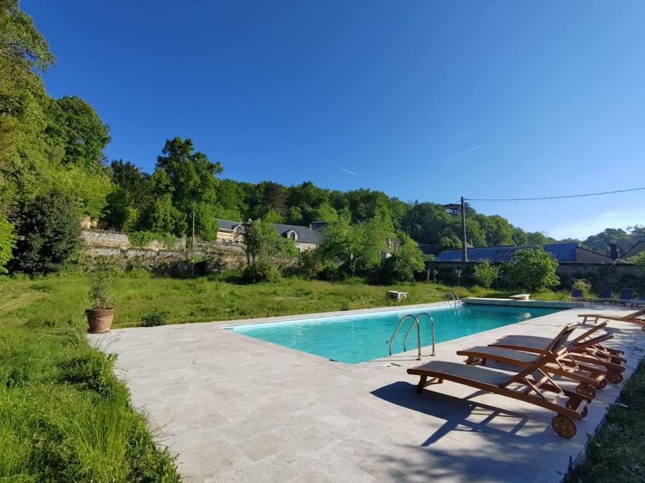 Magnifiques Ecuries Juste Renovees - Domaine De La Mulotiere Villa Langeais Exteriör bild